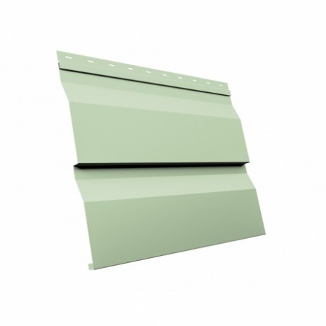 Металлический сайдинг GL корабельная доска XL 0,45 мм PE, цвет: 6019