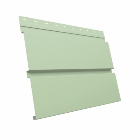 Металлический сайдинг Брус Квадро GL, PE 0.45, цвет: 6019