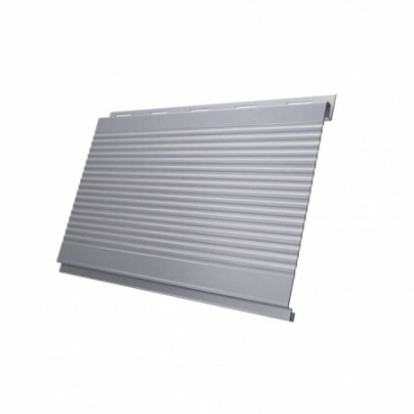 Металлический сайдинг Вертикаль Gofr GL 0,45 PE, цвет: RAL 7004