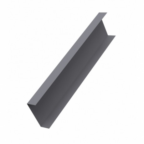 Накладка на столб декор, забора жалюзи Milan,Tokio 0.45 мм., Drap, RAL 7004