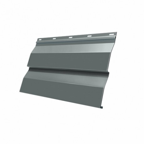 Металлический сайдинг GL корабельная доска 0,45 мм PE, цвет: RAL 7005