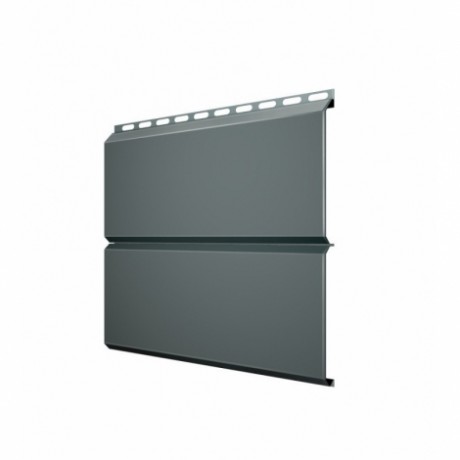 Металлический сайдинг Экобрус, GL 0,45 PE, цвет: 7005