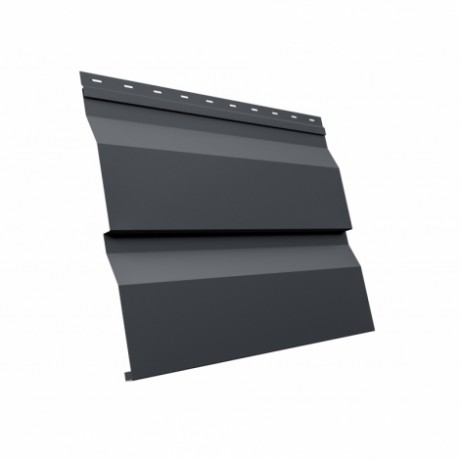 Металлический сайдинг GL корабельная доска XL 0,5 мм Quarzit Pro Matt, цвет: 7024