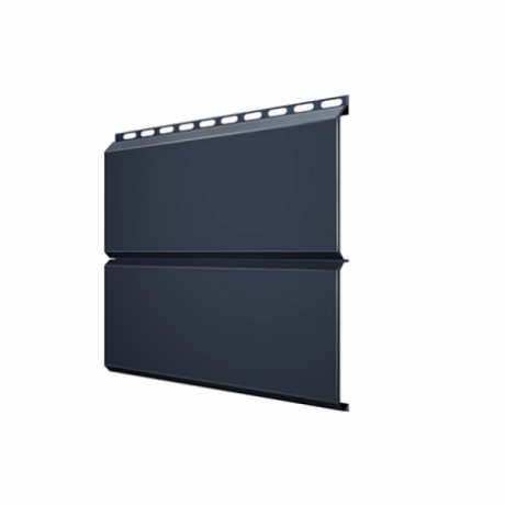 Металлический сайдинг Экобрус, GL 0,5 Quarzit, цвет: RAL 7024