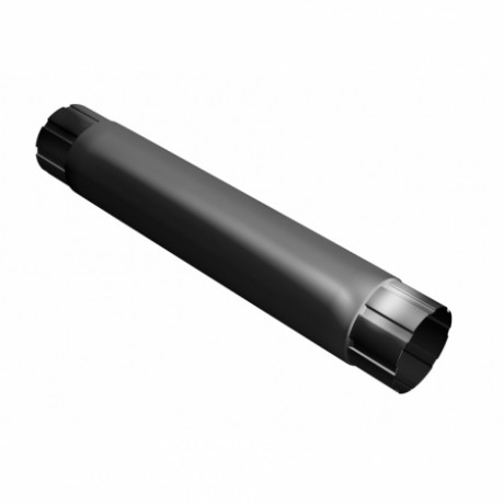Труба водосточная Grand Line, Ø90 мм, L=3000 мм, Granite - double, RAL 9005