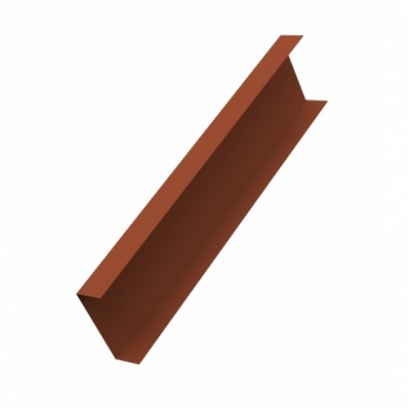 Накладка на столб декор, забора жалюзи Milan,Tokio 0.5 мм., Satin Matt, RAL 8004