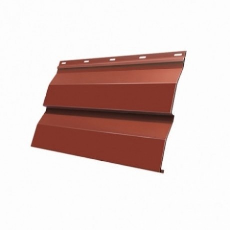 Металлический сайдинг GL корабельная доска 0,5 мм Satin, цвет: RAL 8004