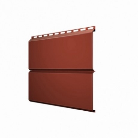 Металлический сайдинг Экобрус, GL 0,5 Atlas, цвет: RAL 8004