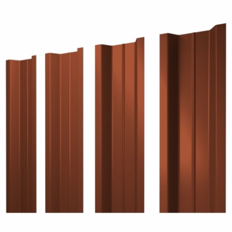 П-образный штакетник 0.5 Satin Matt RAL 8004