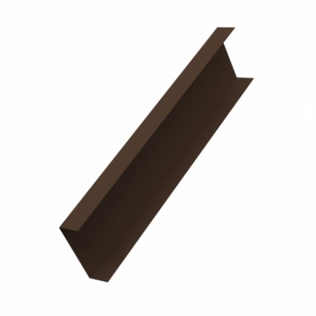 Накладка на столб декор, забора жалюзи Milan,Tokio 0.5 мм., Velur, RAL 8017