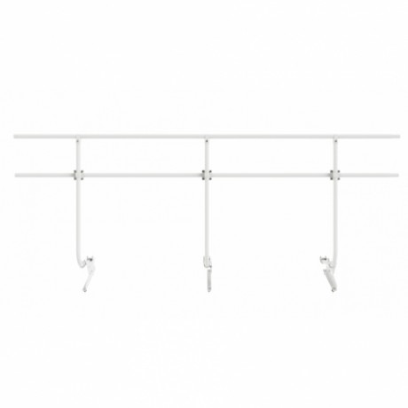 Ограждение кровли универсальное Borge, H=1200 мм, L=3000 мм, RAL 9003