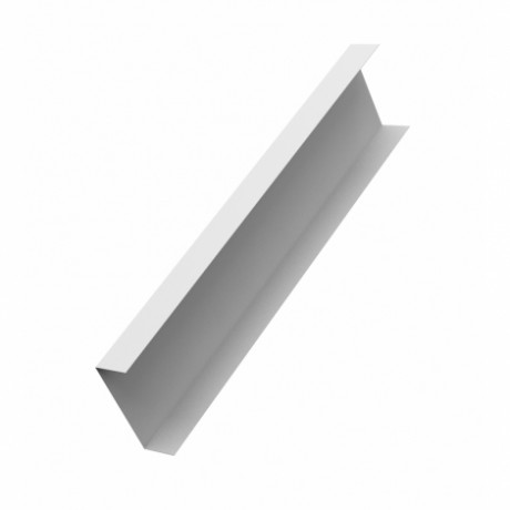 Накладка на столб декор, забора жалюзи Milan,Tokio 0.5 мм., Velur, RAL 9003