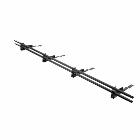 Снегозадержатель для натуральной черепицы BORGE, L=3000 мм, RAL 9005