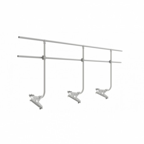 Ограждение кровли универсальное Borge, H=1200 мм, L=3000 мм, RAL 9006