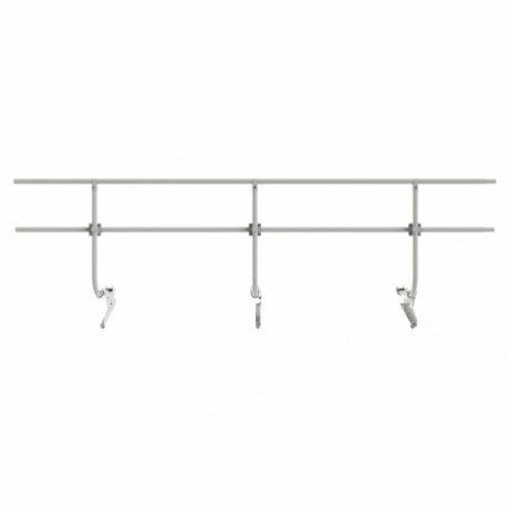 Ограждение кровли универсальное Borge, H=900 мм, L=3000 мм, RAL 9006