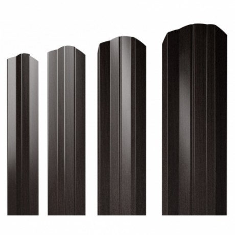 М-образный А фигурный штакетник 0.45 Print Elite Coffee Wood