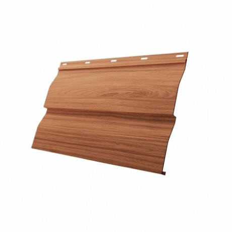 Металлический сайдинг GL корабельная доска 0,45 мм Print Twincolor цвет: Honey Wood