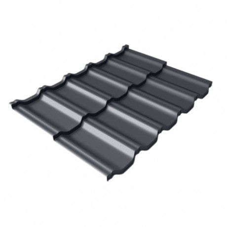 Профиль волновой Grand Line - Kvinta Uno, 0,45 мм, PE, с 3D резом, RAL 7024