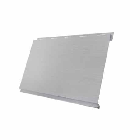 Металлический сайдинг Вертикаль Classic GL 0,45 Print Twincolor с пленкой, цвет: Milky Wood