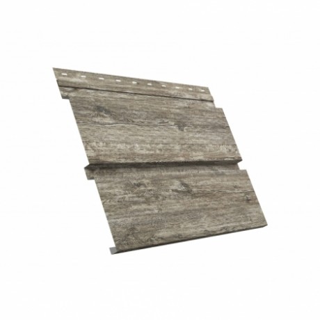 Софит Grand Line Квадро брус, металлический полная перфорация, Print Twincolor 0.45 мм, Nordic Wood