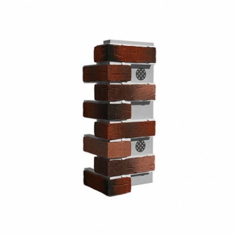 Угловой элемент для термопанели White Hills, Сити брик, Т375-75, 60 мм