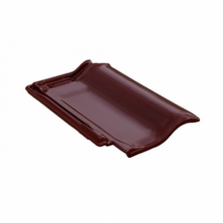 Керамическая черепица BRAAS, Рубин 11 V Цвет: Красный бук