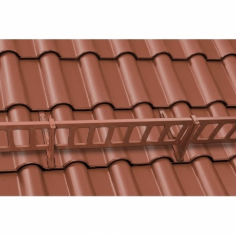 Монтаж снегозадержателей на натуральную черепицу