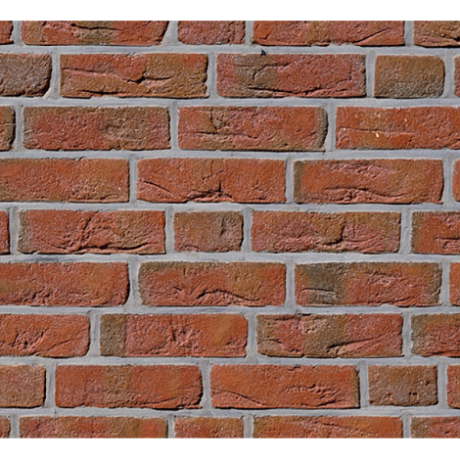 Кирпич Roben, ручной формовки,FEHNBRAND Hellrot-Bunt,240x115x71 мм, полнотелый