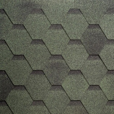 Гибкая черепица Shinglas Финская Зелёный