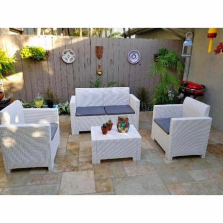 Комплект садовой мебели B:Rattan Nebraska Set 2, белый