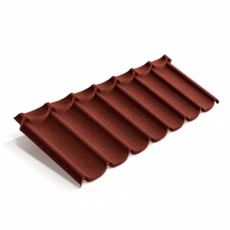 Композитная черепица Metrotile Mistral Цвет:Красный