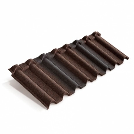 Композитная черепица Metrotile Galo Цвет:Кофейно-серый