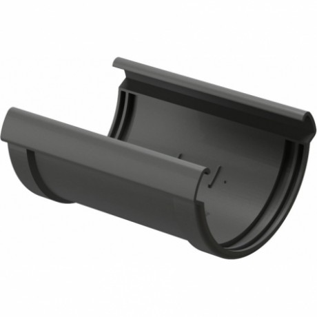 Соединитель желобов Docke Lux Ø141 мм, цвет: Графит