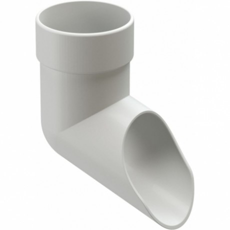 Слив трубы Docke Lux Ø100 мм, цвет: Белый