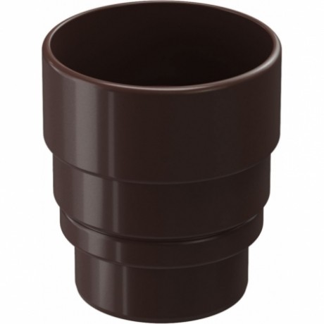 Соединитель труб Docke Lux Ø100 мм, цвет: Шоколад