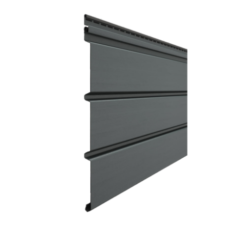 Софит подшивка Docke PREMIUM Т4 сплошной, Графит