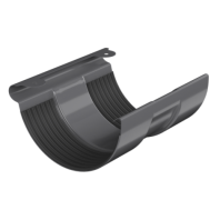 Соединитель желобов, Технониколь, Ø125 мм, Puretan, цвет: Графитово-серый