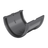 Соединитель желобов Технониколь Ø125 мм, цвет: Серый