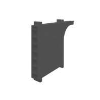 Briko, Вентиляционно-осушающие коробочка V-BOX 90, 60x90x10 мм,  цвет: темно-серый