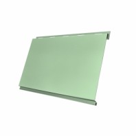 Металлический сайдинг Вертикаль Classic GL 0,45 PE, цвет: RAL 6019