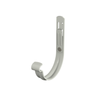 Крюк крепления желоба короткий, Технониколь, Ø125 мм, Puretan, цвет: Белый