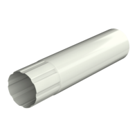 Труба водосточная, Технониколь, Ø90 мм, L=3000 мм, Puretan, цвет: Белый