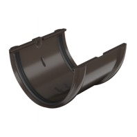 Соединитель желобов Технониколь Ø125 мм, цвет: Темно-коричневый