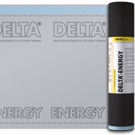 DELTA-ENERGY диффузионная мембрана с теплоотражающим покрытием из алюминия.