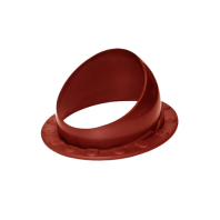 Проходной элемент для битумной и фальцевой кровли, Krovent Base-VT Seam 125/150 цвет: красный