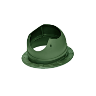 Проходной элемент для битумной и фальцевой кровли, выход канализации Krovent Base-VT Seam 110is цвет: зеленый
