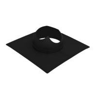 Проходной элемент для битумной черепицы, выход канализации Krovent Base-VT 110is, цвет: черный