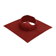 Проходной элемент для битумной черепицы, выход канализации Krovent Base-VT 110is, цвет: красный
