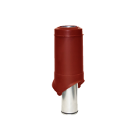 Выход вентиляции Krovent Pipe-VT 150is цвет: красный