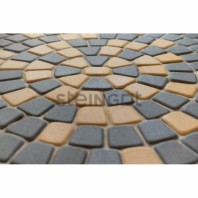 Плитка тротуарная Steingot, классика круговая, цвет: серая